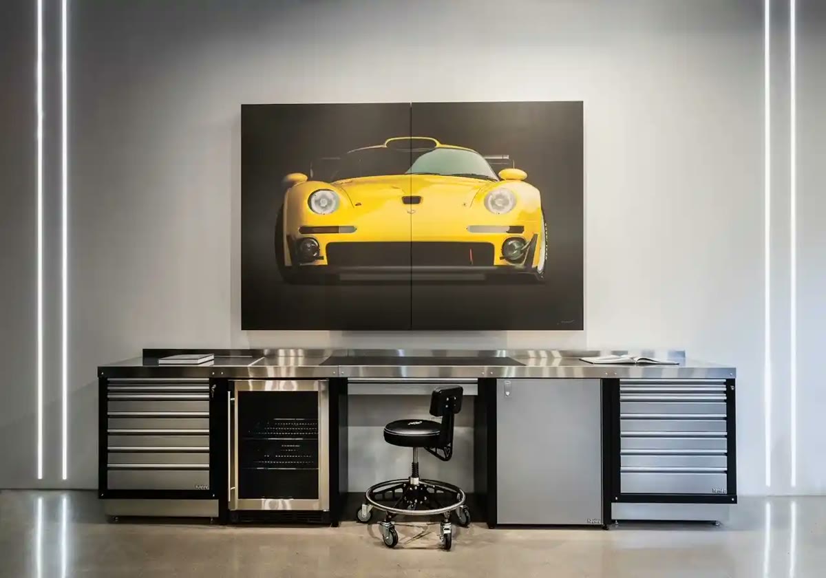 Toy Cave Garages luxury garage condo interior Houston